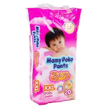 MamyPoko Popok Pants Extra Soft _ XXL 20 _ Girls